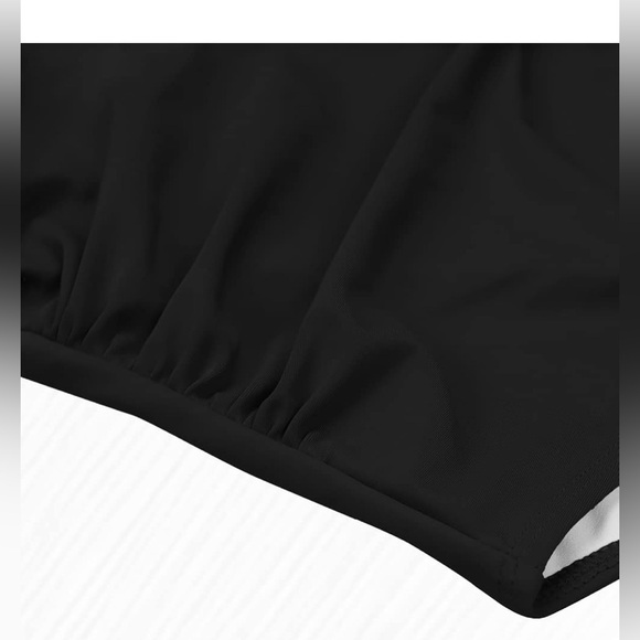 Eomenie Women's One Piece Swimsuits Tummy Control Cutout High Waisted - Picture 4 of 8